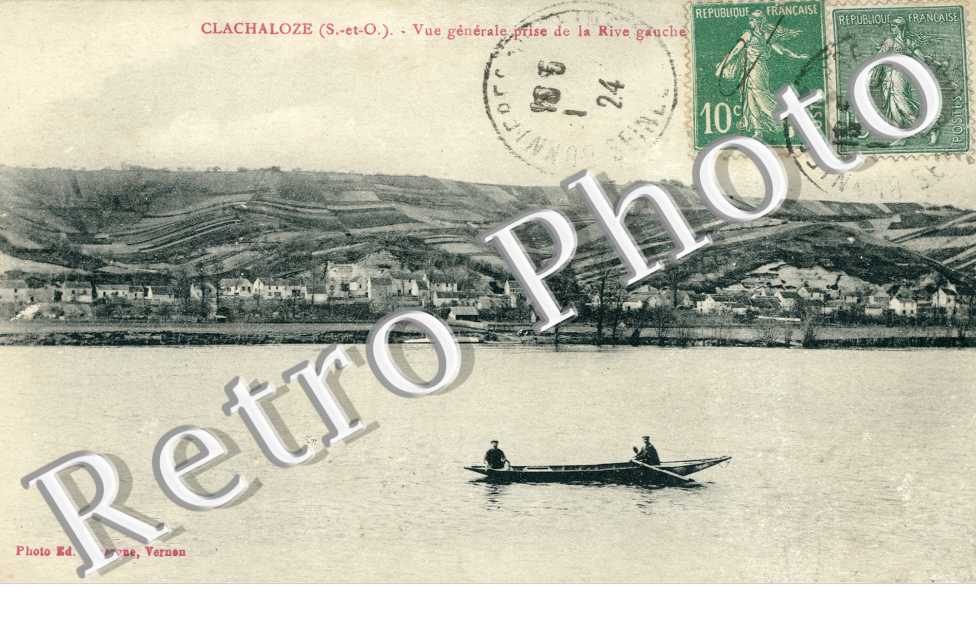 Clachaloze, Vue générale prise de la rive gauche