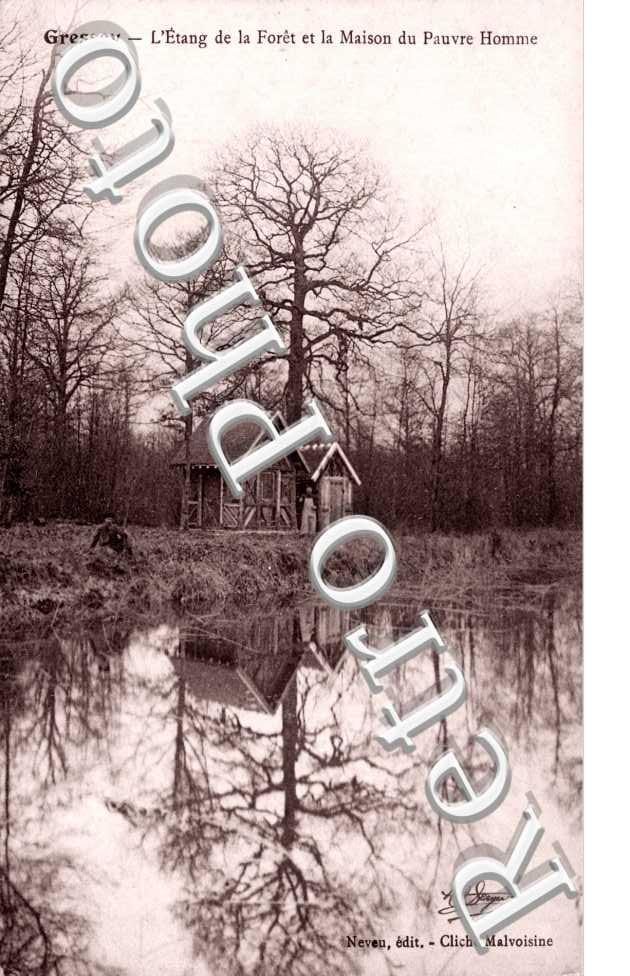 l'etang de la Foret et la maison du Pauvre Homme
