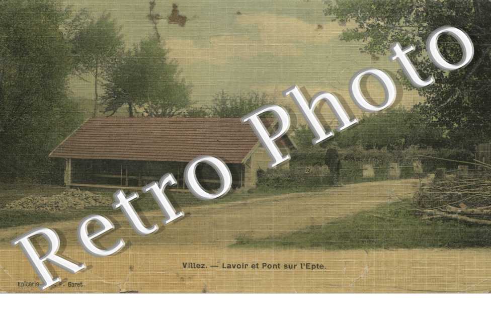 Lavoir et pont sur l'Epte