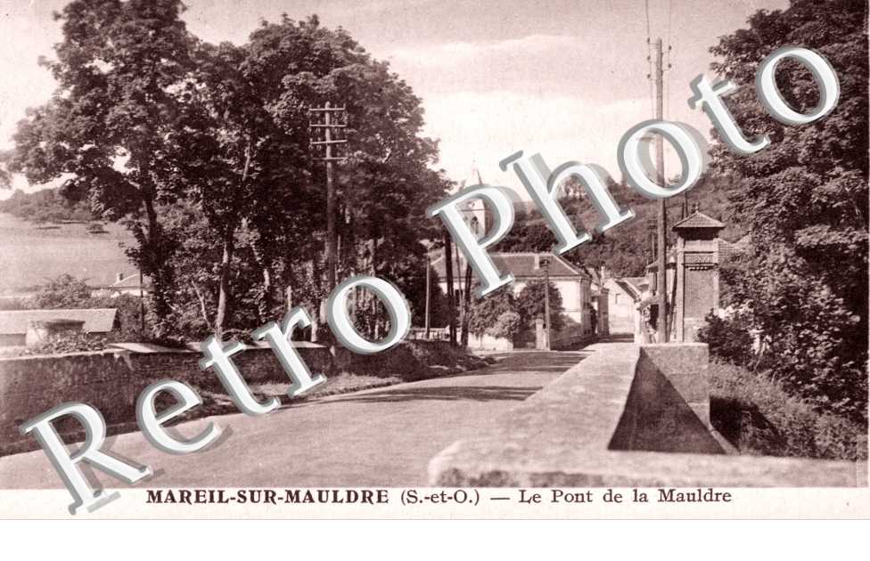 Le pont de la Mauldre