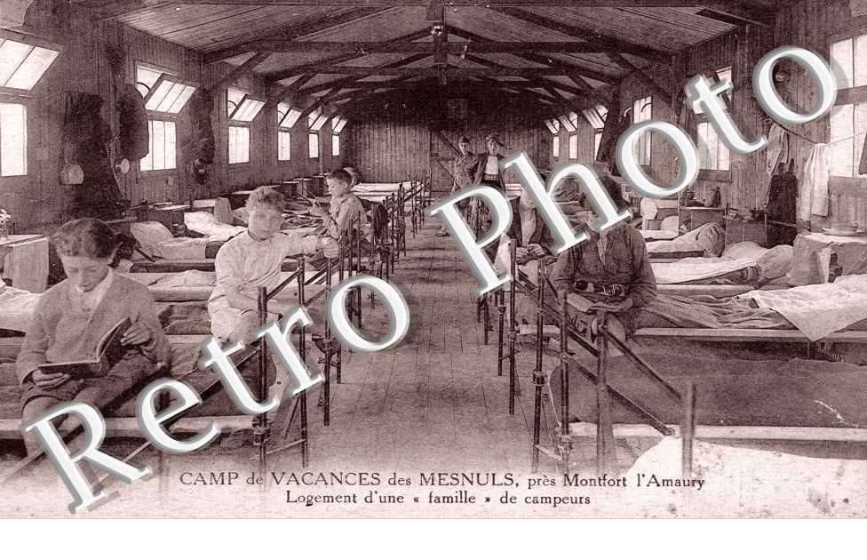 Association des Camps de Vacances, logement d'une famille de campeurs