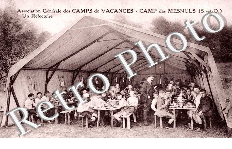 Association des Camps de Vacances, un Refectoire
