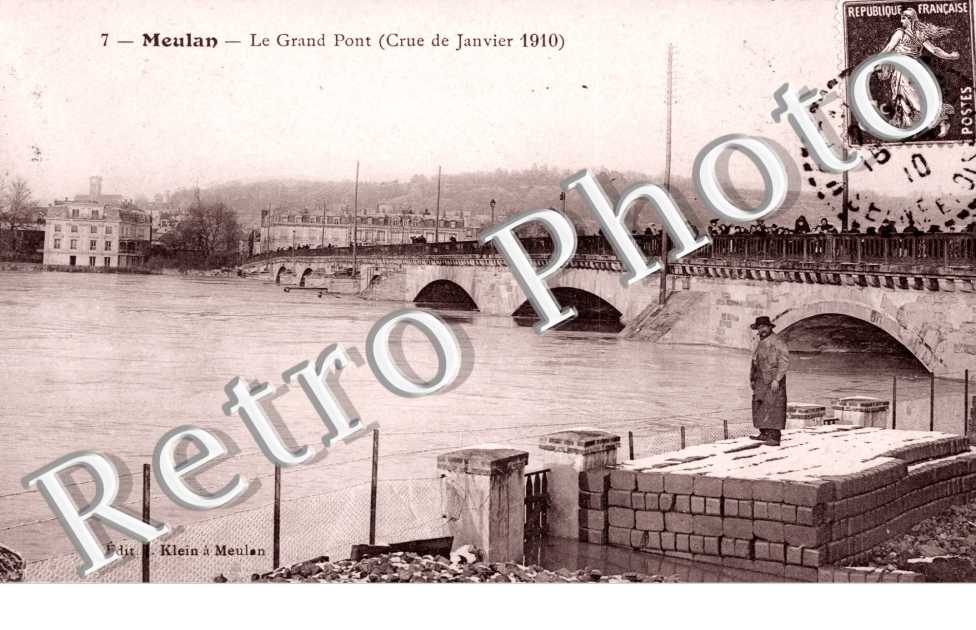 Le Grand Pont, Crue 1910