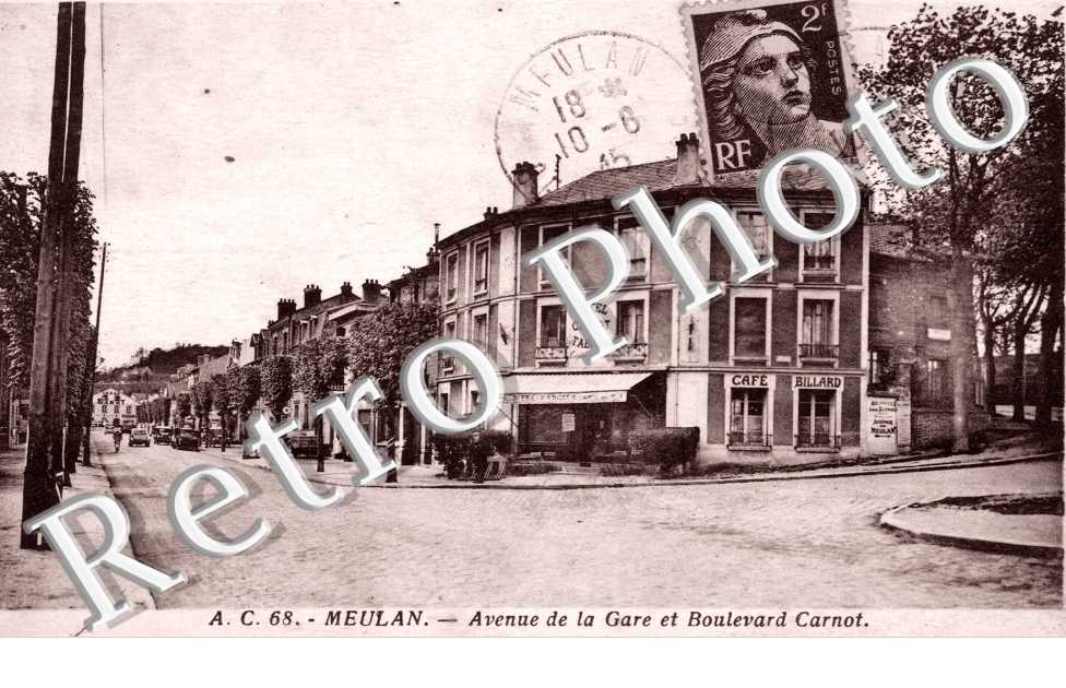 l'Avenue de la Gare et le Boulevard Carnot