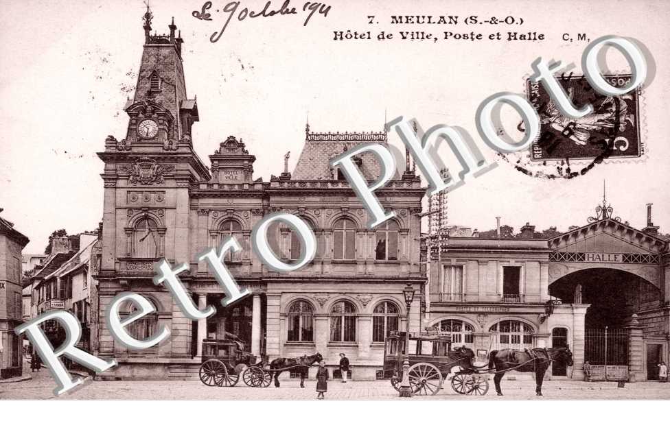 Hotel de Ville, Poste et Halle