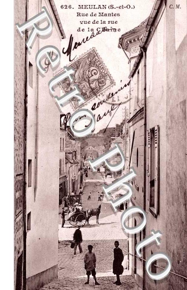 la Porte de Mantes, Vue de la Rue de la Chaine