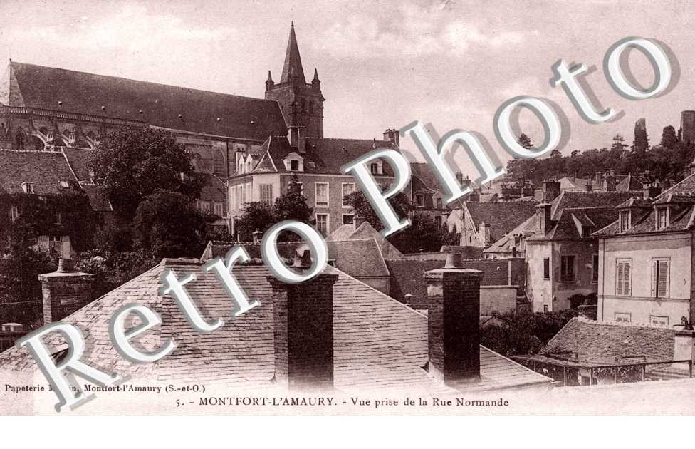 Vue prise de la Rue Normande