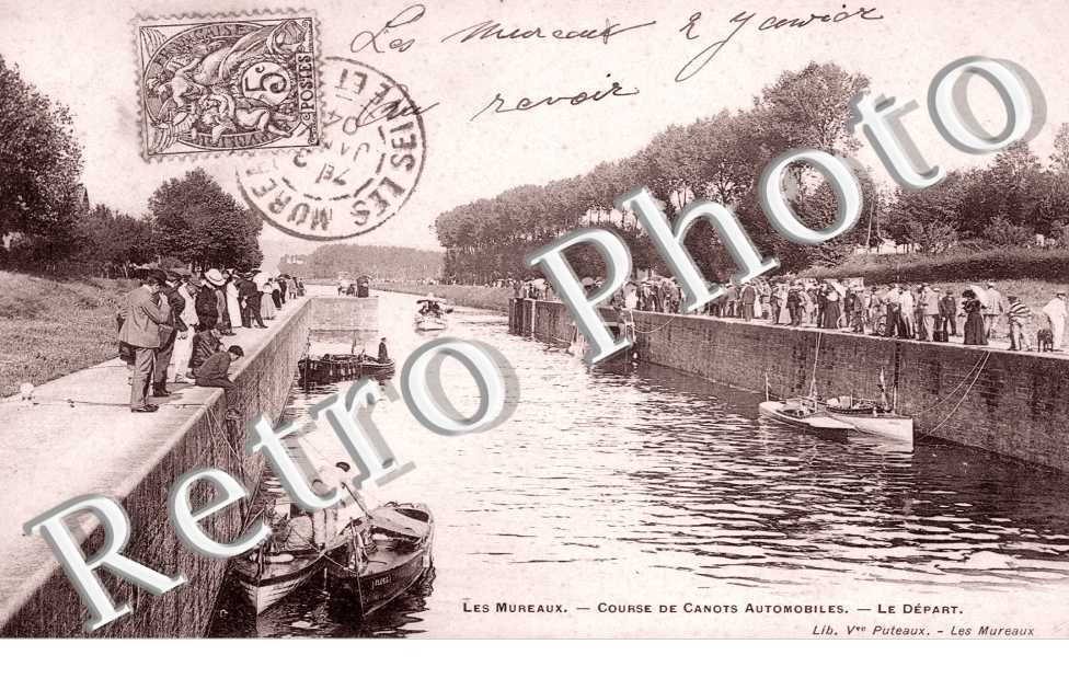 Course de Canots Automobiles, le Depart