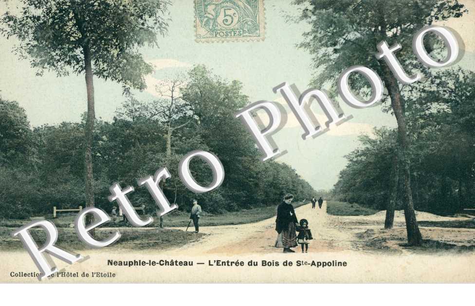 L'entree du bois Sainte Appoline