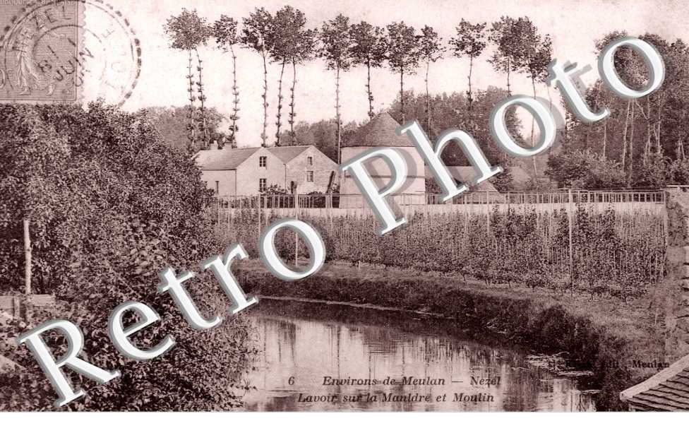 Lavoir sur la Mauldre et Moulin