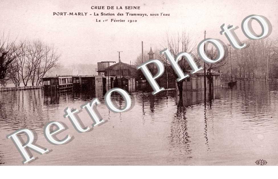 La Station des Tramways, Crue de la Seine