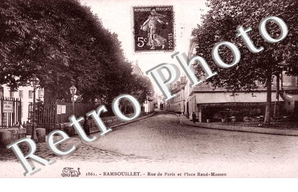 Rue de Paris et Place Rene Masson