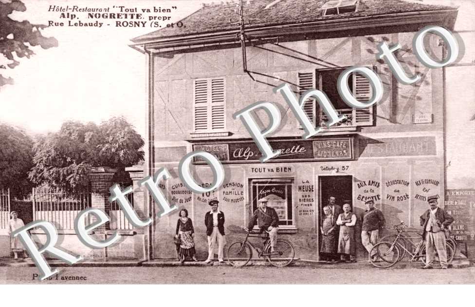 Hotel-restaurant "tout va bien" -  Alp. Nogrette proprietaire - Rue Lebaudy