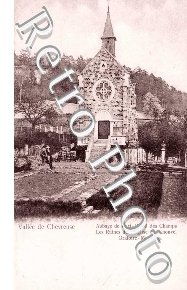 Abbaye de Port Royal des Champs, les ruines de l'Eglise et le Nouvel Oratoire