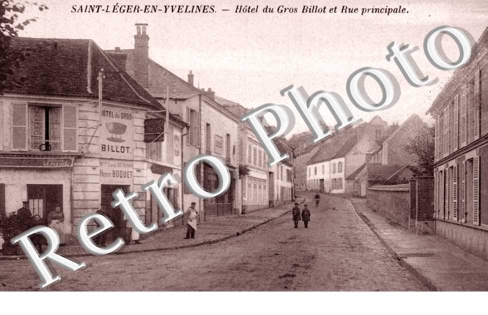 Hotel du Gros Billet et Rue Principale