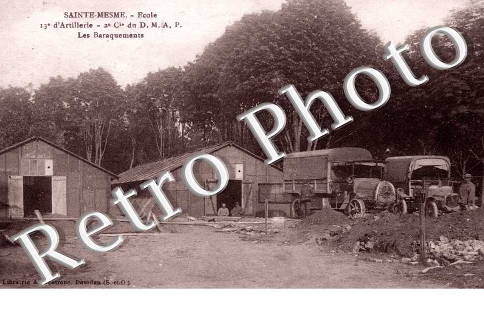 13e d'Artillerie, 3e Cie du D. M. A. P. Les baraquements