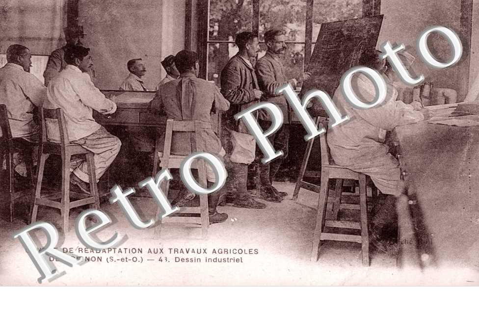 Centre de Readaptation aux travaux agricoles de Grignon, dessin industriel