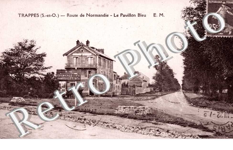 Route de Normandie, le Pavillon Bleu