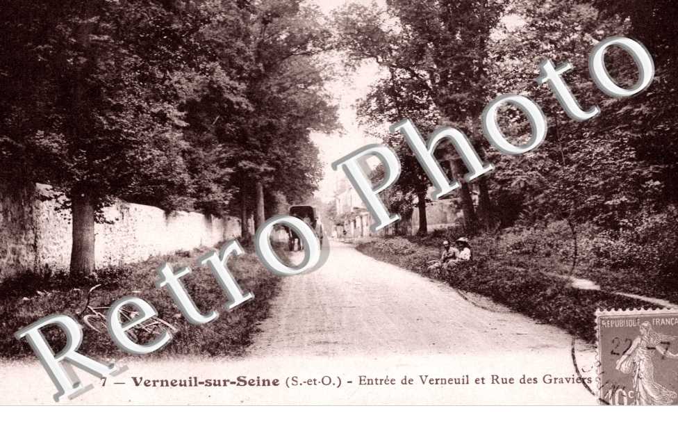 entree et rue des Graviers
