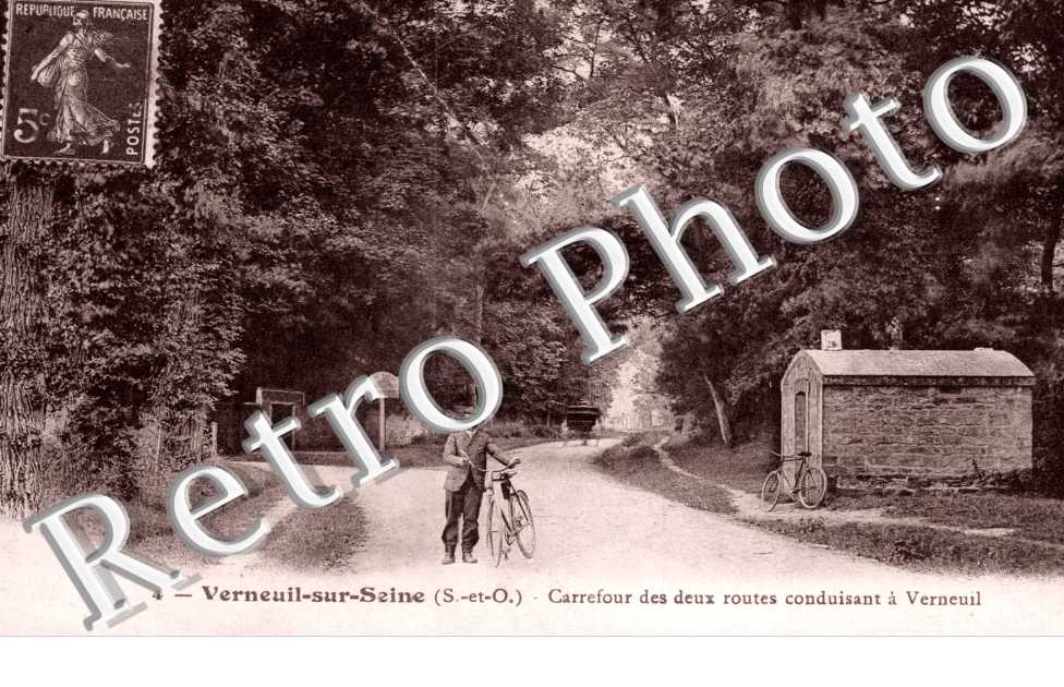 Carrefour des deux routes conduisant a Verneuil