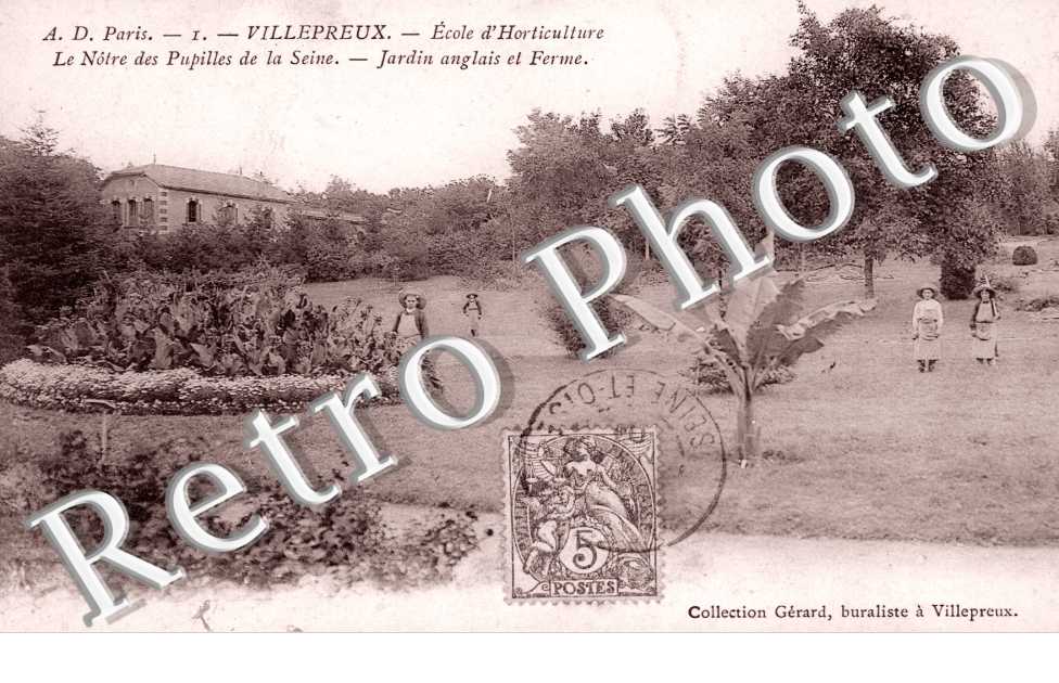 Ecole d'Horticulture, le Notre des Pupilles de la Seine, Jardin Anglais et Ferme