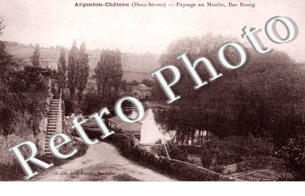 Paysage au Moulin, bas Bourg