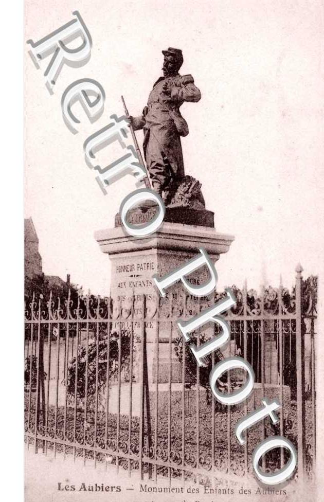 le Monument des Enfants des Aubiers morts pour la Patrie