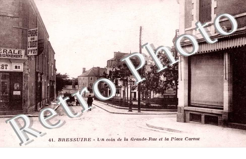 Un coin de la Grande Rue et la Place Carnot