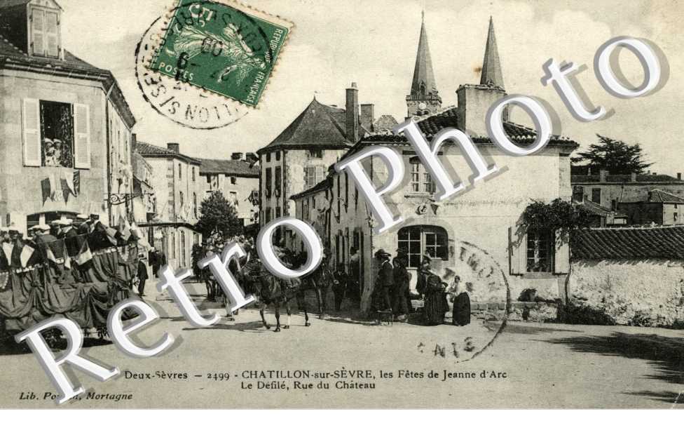 Les fetes de Jeanne d'Arc  -  Le defile - rue du chateau