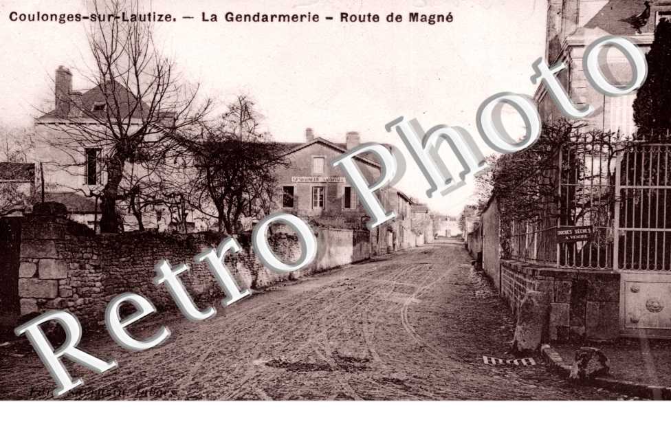 La gendarmerie. route de magne