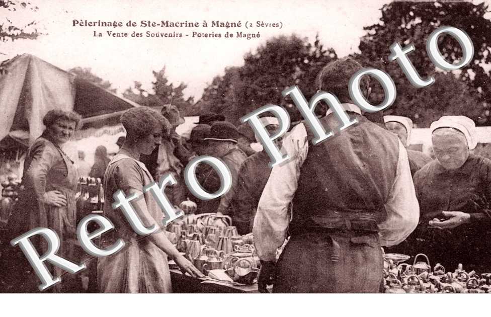 le Pelerinage de Sainte-Macrine, la Vente des Souvenirs, les Poteries de Magne