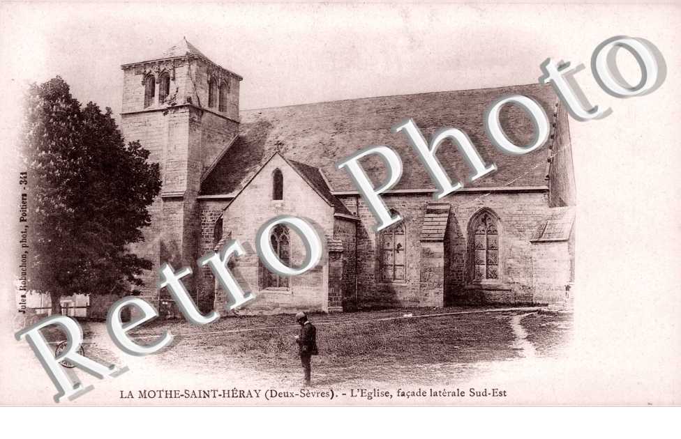 l'eglise, facade laterale Sud Est