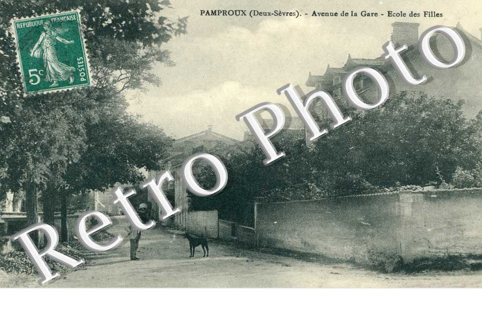 l'Avenue de la Gare, l'Ecole des Filles