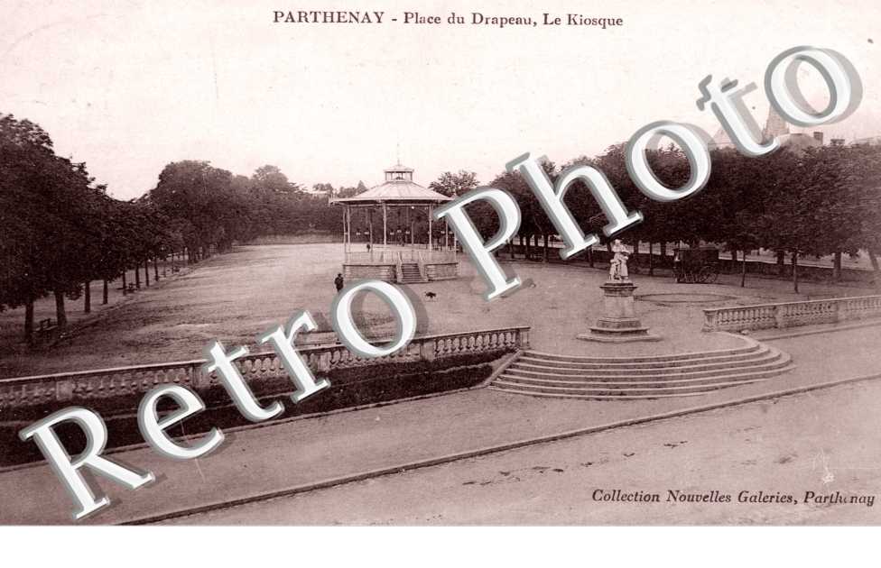 place du drapeau Le kiosque