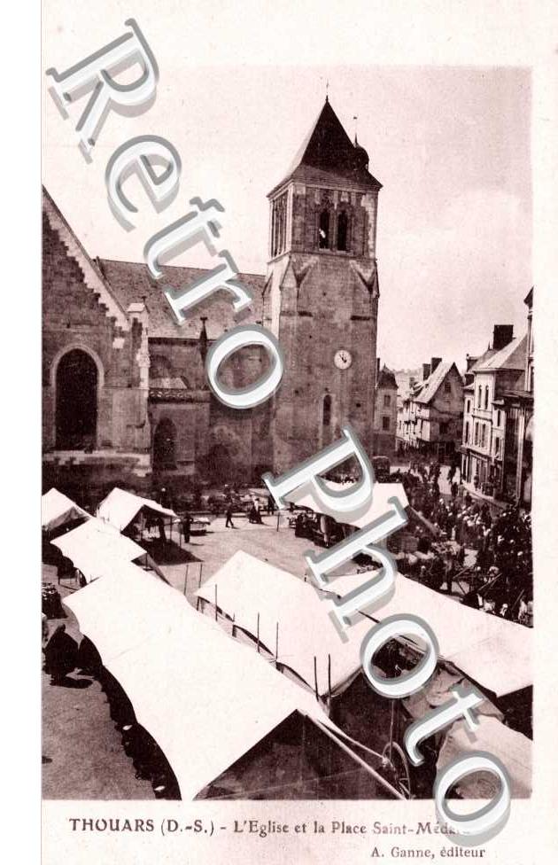 l'Eglise et la Place Saint-Medard