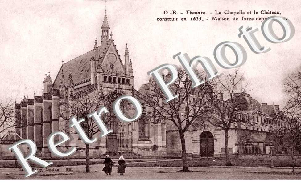 la Chapelle et le Chateau construit en 1635, Maison de Force depuis 1871