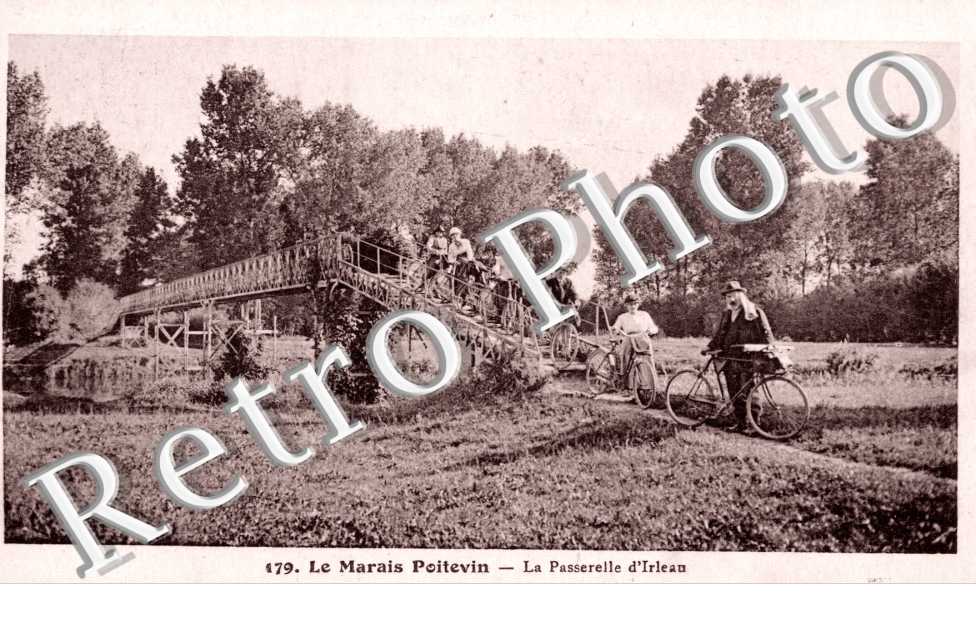 la Passerelle d'Irleau, le Marais Poitevin