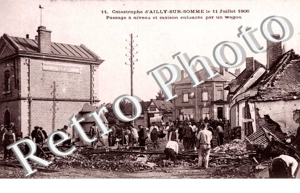 Catastrophe 11 juillet 1906 - passage a niveau