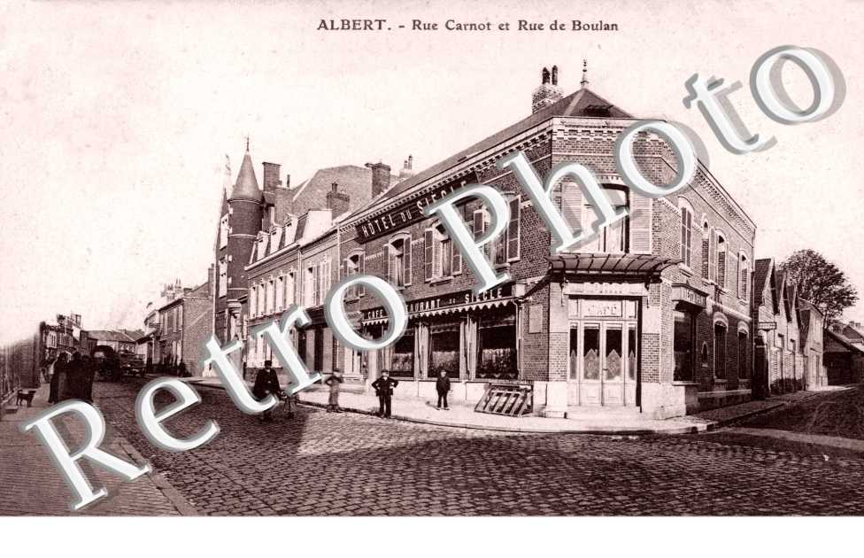 la Rue Carnot et la Rue Boulan