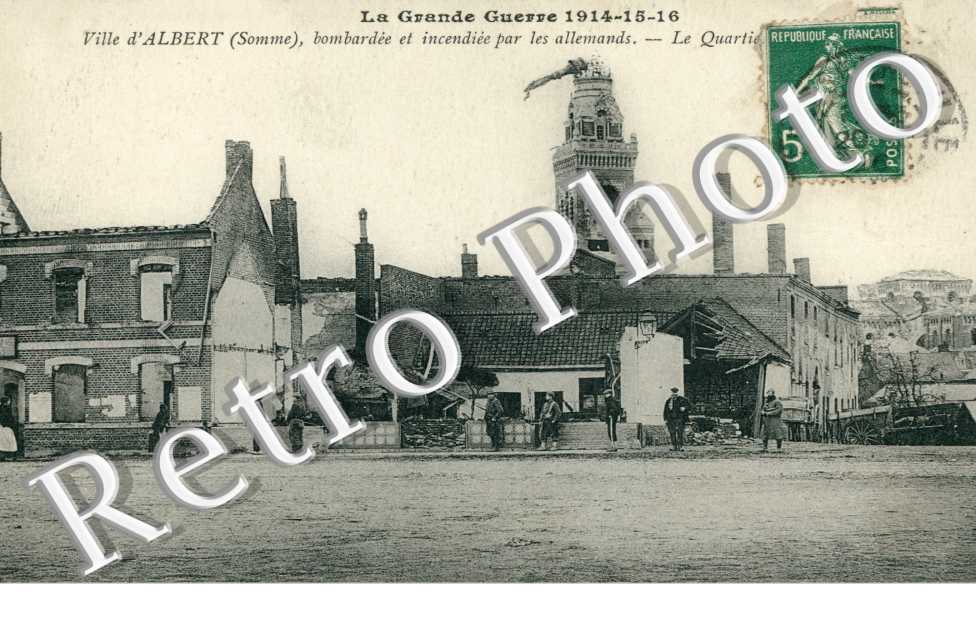 La Ville bombardee par les allemands