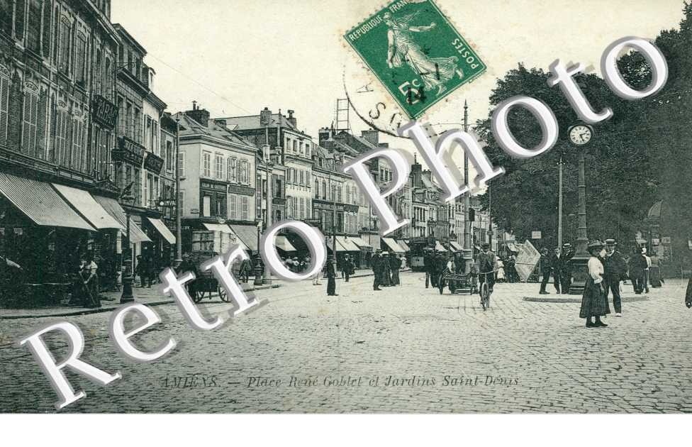la Place Rene Goblet et les Jardins Saint-Denis