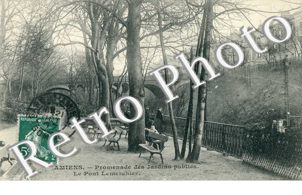la Promenade des Jardins Publics, le Pont Lemercier