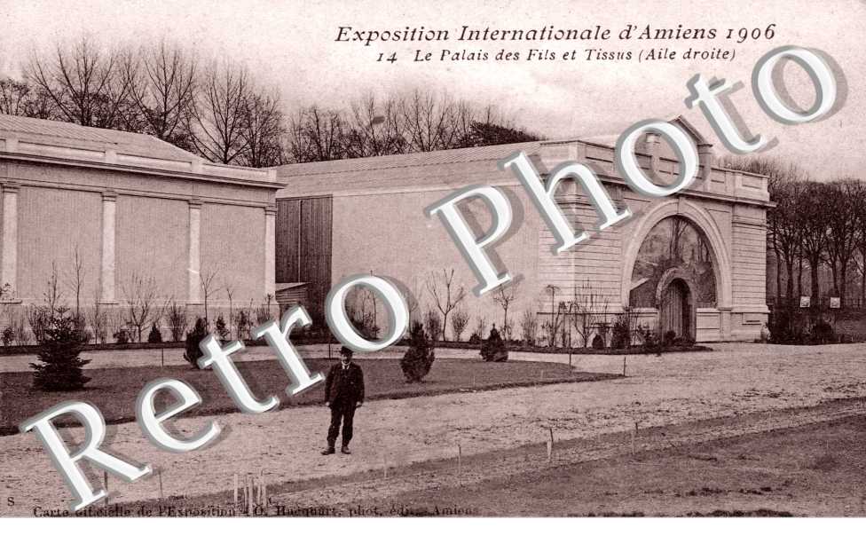 Exposition Internationale 1906 Le palais des fils et tissus