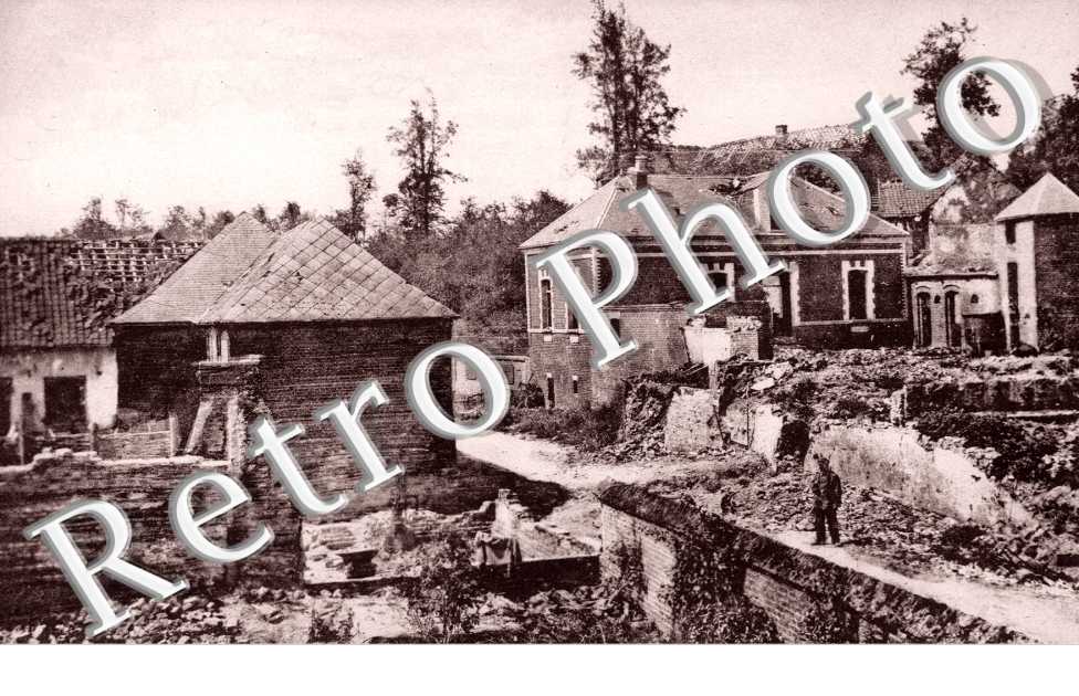 rue en ruines Militaire allemand