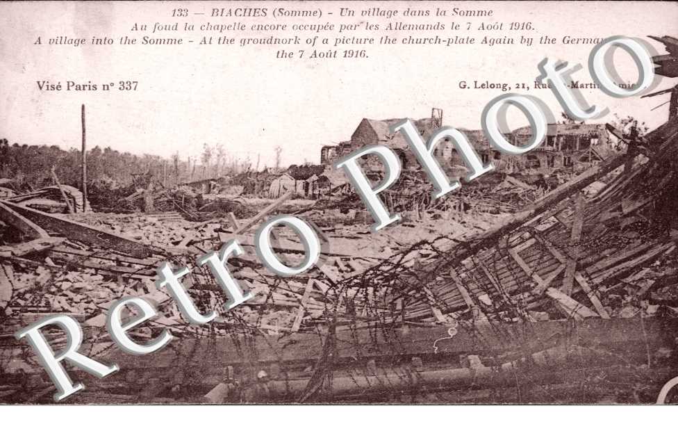 ( Le Village apres bataille )