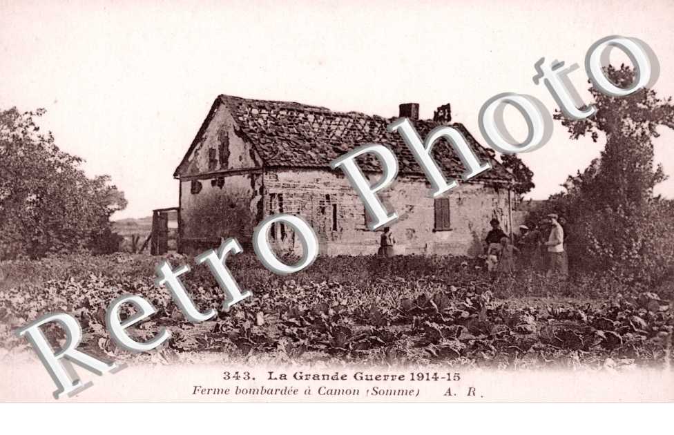 Ferme bombardee