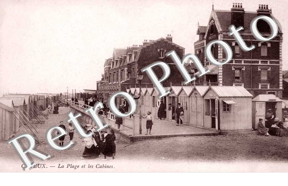 la plage et les cabines