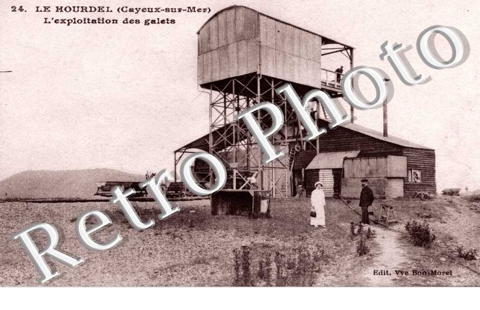 Le Hourdel L'exploitation des galets