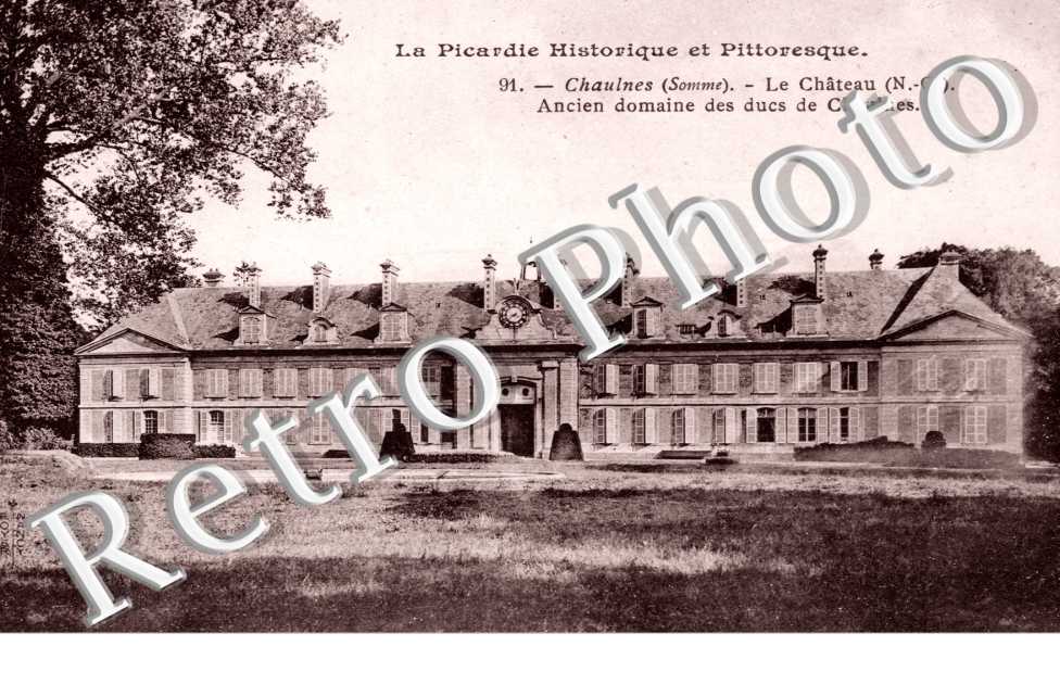 le chateau  duc de chaulnes