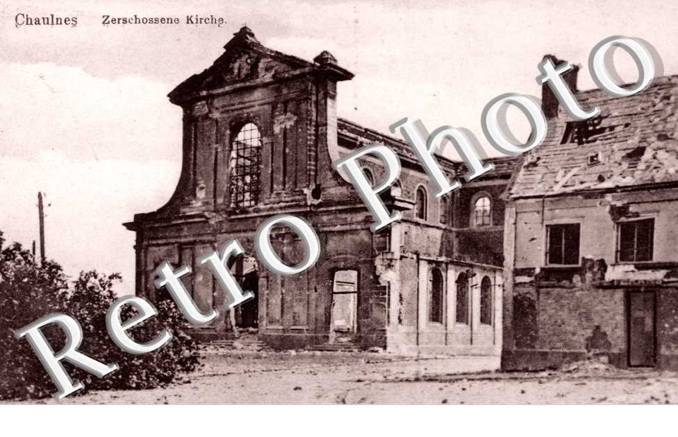 zerschossene kirche  -  l'eglise - Ruines